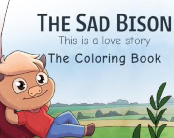 Image The Sad Bison Coloring Book