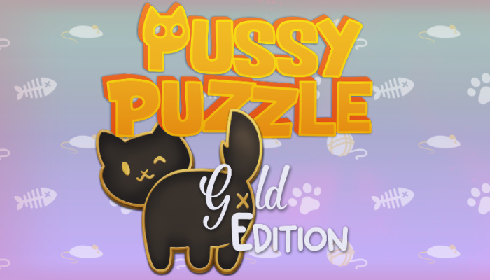 Pussy Puzzle Logo Gold Edition