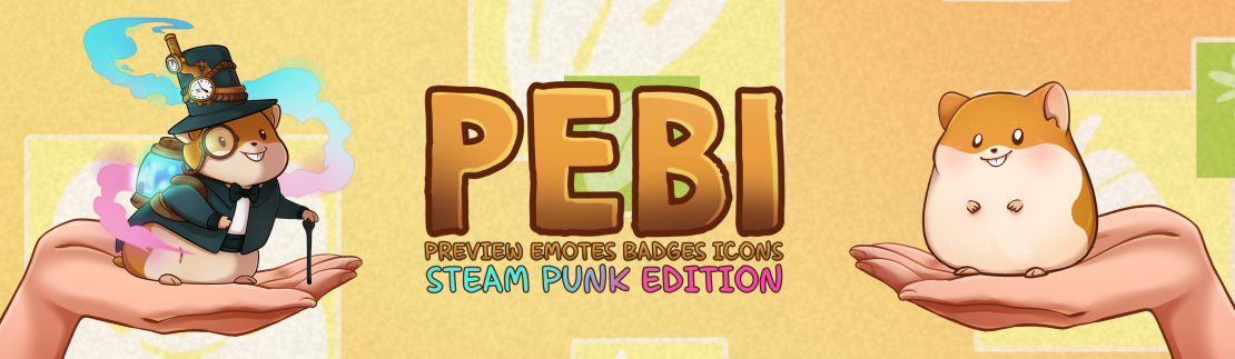 PEBI normal and SteamPunk Edition Logo